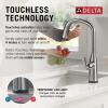 imageDelta Faucet Stryke VoiceIQ Touchless Kitchen Faucet with Pull Down Sprayer Smart Faucet Alexa and Google Assistant Voice Activated Gold Kitchen Faucet Lumicoat Champagne Bronze 9176TVCZPRDSTLumicoat Arctic Stainless
