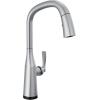 imageDelta Faucet Stryke VoiceIQ Touchless Kitchen Faucet with Pull Down Sprayer Smart Faucet Alexa and Google Assistant Voice Activated Gold Kitchen Faucet Lumicoat Champagne Bronze 9176TVCZPRDSTLumicoat Arctic Stainless