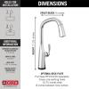 imageDelta Faucet Stryke VoiceIQ Touchless Kitchen Faucet with Pull Down Sprayer Smart Faucet Alexa and Google Assistant Voice Activated Gold Kitchen Faucet Lumicoat Champagne Bronze 9176TVCZPRDSTLumicoat Chrome