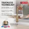 imageDelta Faucet Stryke VoiceIQ Touchless Kitchen Faucet with Pull Down Sprayer Smart Faucet Alexa and Google Assistant Voice Activated Gold Kitchen Faucet Lumicoat Champagne Bronze 9176TVCZPRDSTLumicoat Champagne Bronze