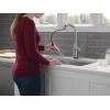 imageDelta Faucet Stryke VoiceIQ Touchless Kitchen Faucet with Pull Down Sprayer Smart Faucet Alexa and Google Assistant Voice Activated Gold Kitchen Faucet Lumicoat Champagne Bronze 9176TVCZPRDSTLumicoat Arctic Stainless