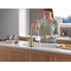 imageDelta Faucet Stryke VoiceIQ Touchless Kitchen Faucet with Pull Down Sprayer Smart Faucet Alexa and Google Assistant Voice Activated Gold Kitchen Faucet Lumicoat Champagne Bronze 9176TVCZPRDSTLumicoat Champagne Bronze