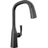 imageDelta Faucet Stryke VoiceIQ Touchless Kitchen Faucet with Pull Down Sprayer Smart Faucet Alexa and Google Assistant Voice Activated Gold Kitchen Faucet Lumicoat Champagne Bronze 9176TVCZPRDSTMatte Black