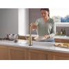 imageDelta Faucet Stryke VoiceIQ Touchless Kitchen Faucet with Pull Down Sprayer Smart Faucet Alexa and Google Assistant Voice Activated Gold Kitchen Faucet Lumicoat Champagne Bronze 9176TVCZPRDSTLumicoat Champagne Bronze