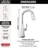 imageDelta Faucet Stryke VoiceIQ Touchless Kitchen Faucet with Pull Down Sprayer Smart Faucet Alexa and Google Assistant Voice Activated Gold Kitchen Faucet Lumicoat Champagne Bronze 9176TVCZPRDSTLumicoat Chrome