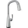imageDelta Faucet Stryke VoiceIQ Touchless Kitchen Faucet with Pull Down Sprayer Smart Faucet Alexa and Google Assistant Voice Activated Gold Kitchen Faucet Lumicoat Champagne Bronze 9176TVCZPRDSTLumicoat Arctic Stainless