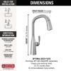 imageDelta Faucet Stryke VoiceIQ Touchless Kitchen Faucet with Pull Down Sprayer Smart Faucet Alexa and Google Assistant Voice Activated Gold Kitchen Faucet Lumicoat Champagne Bronze 9176TVCZPRDSTLumicoat Arctic Stainless