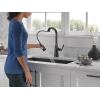 imageDelta Faucet Stryke VoiceIQ Touchless Kitchen Faucet with Pull Down Sprayer Smart Faucet Alexa and Google Assistant Voice Activated Gold Kitchen Faucet Lumicoat Champagne Bronze 9176TVCZPRDSTMatte Black