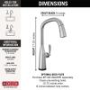 imageDelta Faucet Stryke VoiceIQ Touchless Kitchen Faucet with Pull Down Sprayer Smart Faucet Alexa and Google Assistant Voice Activated Gold Kitchen Faucet Lumicoat Champagne Bronze 9176TVCZPRDSTLumicoat Arctic Stainless