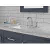 imageDelta Geist Matte Black Bathroom Faucet 3 Hole 8 Inch Widespread Bathroom Sink Faucet for Vanity PushPop Drain Assembly Matte Black 35864LFBLChrome