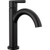 imageDelta Nicoli 1 Hole Pull Down Bathroom Faucet with Sprayer Brushed Nickel Single Hole Bathroom Sink Faucet with Pull Out Sprayer for Vanity PushPop Drain Stainless 15749LFSSPDMatte Black