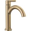 imageDelta Nicoli 1 Hole Pull Down Bathroom Faucet with Sprayer Brushed Nickel Single Hole Bathroom Sink Faucet with Pull Out Sprayer for Vanity PushPop Drain Stainless 15749LFSSPDChampagne Bronze