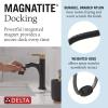 imageDelta Nicoli 1 Hole Pull Down Bathroom Faucet with Sprayer Brushed Nickel Single Hole Bathroom Sink Faucet with Pull Out Sprayer for Vanity PushPop Drain Stainless 15749LFSSPDMatte Black  Champagne Bronze