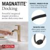 imageDelta Nicoli 1 Hole Pull Down Bathroom Faucet with Sprayer Brushed Nickel Single Hole Bathroom Sink Faucet with Pull Out Sprayer for Vanity PushPop Drain Stainless 15749LFSSPDChampagne Bronze