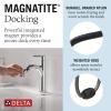 imageDelta Nicoli 1 Hole Pull Down Bathroom Faucet with Sprayer Brushed Nickel Single Hole Bathroom Sink Faucet with Pull Out Sprayer for Vanity PushPop Drain Stainless 15749LFSSPDChrome