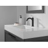 imageDelta Nicoli 1 Hole Pull Down Bathroom Faucet with Sprayer Brushed Nickel Single Hole Bathroom Sink Faucet with Pull Out Sprayer for Vanity PushPop Drain Stainless 15749LFSSPDMatte Black  Chrome