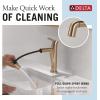 imageDelta Nicoli Brushed Gold Bathroom Faucet 1 Hole Single Hole Bathroom Sink Faucet for Vanity PushPop Drain Assembly Champagne Bronze 15849LFCZChampagne Bronze