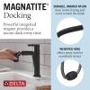 imageDelta Nicoli Brushed Gold Bathroom Faucet 1 Hole Single Hole Bathroom Sink Faucet for Vanity PushPop Drain Assembly Champagne Bronze 15849LFCZMatte Black