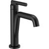 imageDelta Nicoli Brushed Gold Bathroom Faucet 1 Hole Single Hole Bathroom Sink Faucet for Vanity PushPop Drain Assembly Champagne Bronze 15849LFCZMatte Black