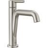 imageDelta Nicoli Brushed Gold Bathroom Faucet 1 Hole Single Hole Bathroom Sink Faucet for Vanity PushPop Drain Assembly Champagne Bronze 15849LFCZStainless