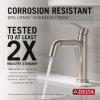 imageDelta Nicoli Brushed Gold Bathroom Faucet 1 Hole Single Hole Bathroom Sink Faucet for Vanity PushPop Drain Assembly Champagne Bronze 15849LFCZStainless