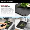 imageDelta Rivet 27 Inch Black Stainless Steel Undermount 16 Gauge Workstation Kitchen Sink Single Bowl in PVD Gunmetal Finish with WorkFlow Ledge and Accessories 95B903127SGSStainless Steel