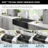 imageDelta Rivet 27 Inch Black Stainless Steel Undermount 16 Gauge Workstation Kitchen Sink Single Bowl in PVD Gunmetal Finish with WorkFlow Ledge and Accessories 95B903127SGSGunmetal
