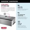 imageDelta Rivet 27 Inch Black Stainless Steel Undermount 16 Gauge Workstation Kitchen Sink Single Bowl in PVD Gunmetal Finish with WorkFlow Ledge and Accessories 95B903127SGSStainless Steel