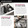imageDelta Rivet 27 Inch Black Stainless Steel Undermount 16 Gauge Workstation Kitchen Sink Single Bowl in PVD Gunmetal Finish with WorkFlow Ledge and Accessories 95B903127SGSStainless Steel