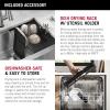 imageDelta Rivet 27 Inch Black Stainless Steel Undermount 16 Gauge Workstation Kitchen Sink Single Bowl in PVD Gunmetal Finish with WorkFlow Ledge and Accessories 95B903127SGSStainless Steel