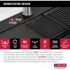 imageDelta Rivet 27 Inch Black Stainless Steel Undermount 16 Gauge Workstation Kitchen Sink Single Bowl in PVD Gunmetal Finish with WorkFlow Ledge and Accessories 95B903127SGSGunmetal