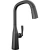 imageDelta Faucet Stryke VoiceIQ Touchless Kitchen Faucet with Pull Down Sprayer Smart Faucet Alexa and Google Assistant Voice Activated Gold Kitchen Faucet Lumicoat Champagne Bronze 9176TVCZPRDSTMatte Black
