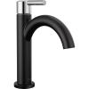 imageDelta Nicoli 1 Hole Pull Down Bathroom Faucet with Sprayer Brushed Nickel Single Hole Bathroom Sink Faucet with Pull Out Sprayer for Vanity PushPop Drain Stainless 15749LFSSPDMatte Black  Chrome