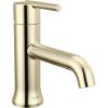 imageDelta Trinsic Touchless 1Hole Bathroom Faucet with Touch On Technology Gold Single Hole Bathroom Sink Faucet Metal PushPop Drain Assembly Champagne Bronze 559TLFCZMPUPolished Nickel