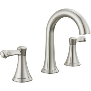 imageDELTA 35897LFSP Esato Bathroom Faucet SpotShield Brushed NickelSpotshield Brushed Nickel