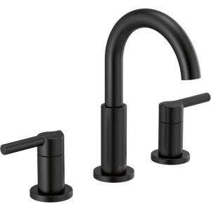 imageDelta 35749LFBL Nicoli Bathroom Faucet Matte Black