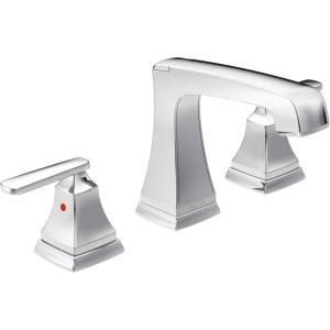 imageDelta Faucet Ashlyn Widespread Bathroom Faucet Matte Black Bathroom Sink Faucet 3 Hole Bathroom Faucet Diamnod Seal Valve Metal Drain Assembly Matte Black 3564BLMPUDSTChrome