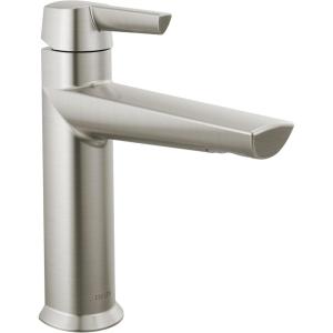 imageDelta Faucet Galeon Single Hole Bathroom Faucet Brushed Nickel Diamond Seal Technology Lumicoat Stainless 571SSPRMPUDSTLumicoat Stainless
