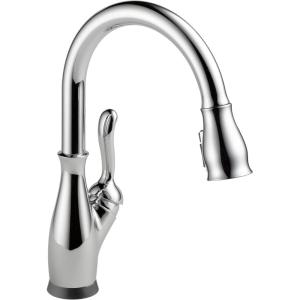 imageDelta Faucet Leland VoiceIQ Touchless Kitchen Faucet with Pull Down Sprayer Smart Faucet Alexa and Google Assistant Voice Activated Kitchen Sink Faucet Venetian Bronze 9178TVRBDSTChrome