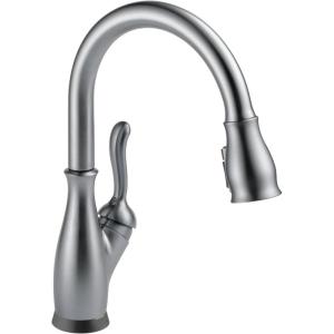 imageDelta Faucet Leland VoiceIQ Touchless Kitchen Faucet with Pull Down Sprayer Smart Faucet Alexa and Google Assistant Voice Activated Kitchen Sink Faucet Venetian Bronze 9178TVRBDSTArctic Stainless