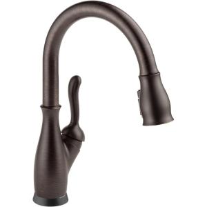 imageDelta Faucet Leland VoiceIQ Touchless Kitchen Faucet with Pull Down Sprayer Smart Faucet Alexa and Google Assistant Voice Activated Kitchen Sink Faucet Venetian Bronze 9178TVRBDSTVenetian Bronze
