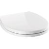imageDELTA FAUCET 800903WH Morgan Round Front Standard Close Toilet Seat with Nonslip Seat Bumpers WhiteTransitional