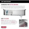imageDELTA FAUCET Delta Lenta 30inch Retrofit Farmhouse Apron Front 16 Gauge Stainless Steel Single Bowl Kitchen Sink for UndermountDropIn Installation with Accessories 95J132T30SSS