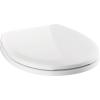 imageDELTA FAUCET Rubber Limited 801902WH Sanborne Round Front SlowClose Toilet Seat with Nonslip Seat Bumpers White