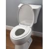imageDELTA FAUCET Rubber Limited 803902NWH Sanborne Round Nightlight Toilet Seat with Slow Close and QuickRelease WhiteWith Nightlight  Potty Seat