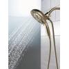 imageDelta 58480RBPK H2Okinetic In2ition 5Setting TwoinOne Hand Held Shower Head 175 GPM Water Flow Venetian BronzeChampagne Bronze