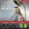 imageDelta 58480RBPK H2Okinetic In2ition 5Setting TwoinOne Hand Held Shower Head 175 GPM Water Flow Venetian BronzeChampagne Bronze