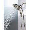 imageDelta 58480RBPK H2Okinetic In2ition 5Setting TwoinOne Hand Held Shower Head 175 GPM Water Flow Venetian BronzeStainless