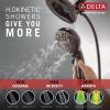 imageDelta 58480RBPK H2Okinetic In2ition 5Setting TwoinOne Hand Held Shower Head 175 GPM Water Flow Venetian BronzeVenetian Bronze