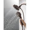 imageDelta 58480RBPK H2Okinetic In2ition 5Setting TwoinOne Hand Held Shower Head 175 GPM Water Flow Venetian BronzeVenetian Bronze